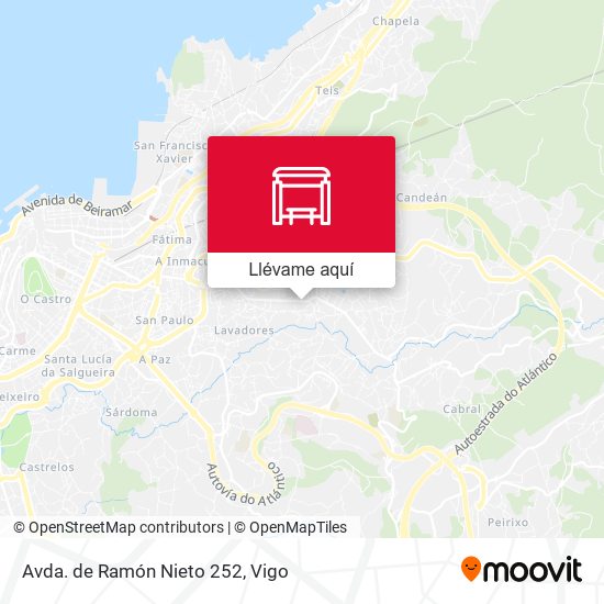 Mapa Avda. de Ramón Nieto 252