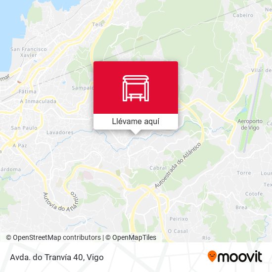 Mapa Avda. do Tranvía 40