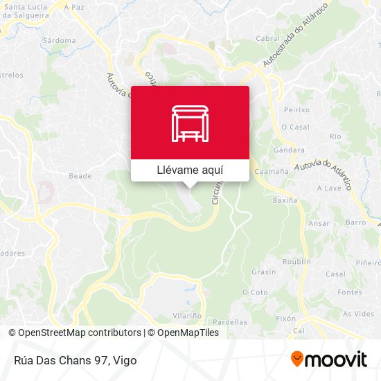 Mapa Rúa Das Chans 97