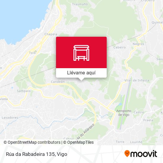 Mapa Rúa da Rabadeira 135