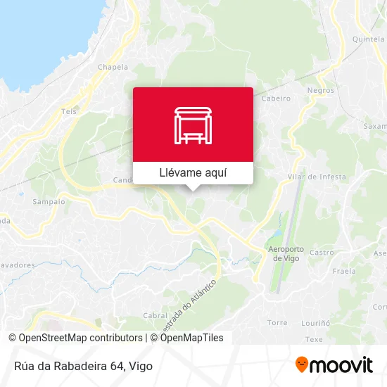 Mapa Rúa da Rabadeira 64