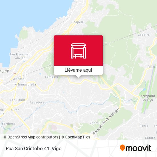 Mapa Rúa San Cristobo 41