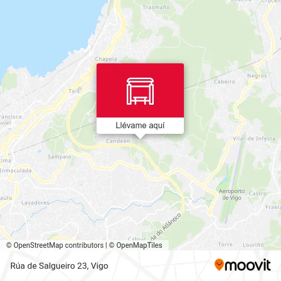 Mapa Rúa de Salgueiro 23