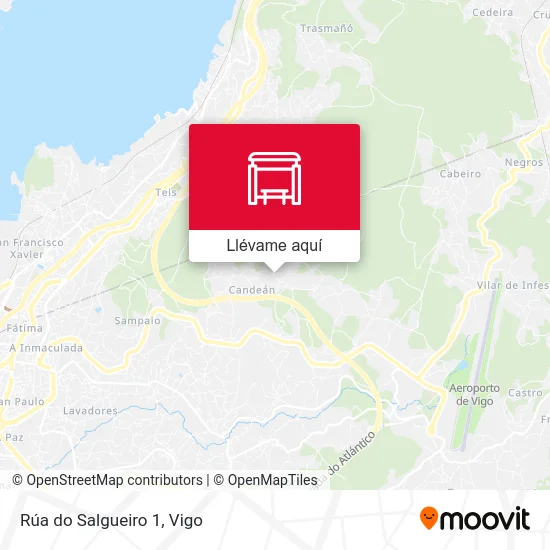 Mapa Rúa do Salgueiro 1