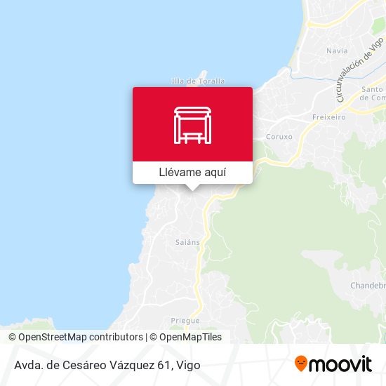 Mapa Avda. de Cesáreo Vázquez 61