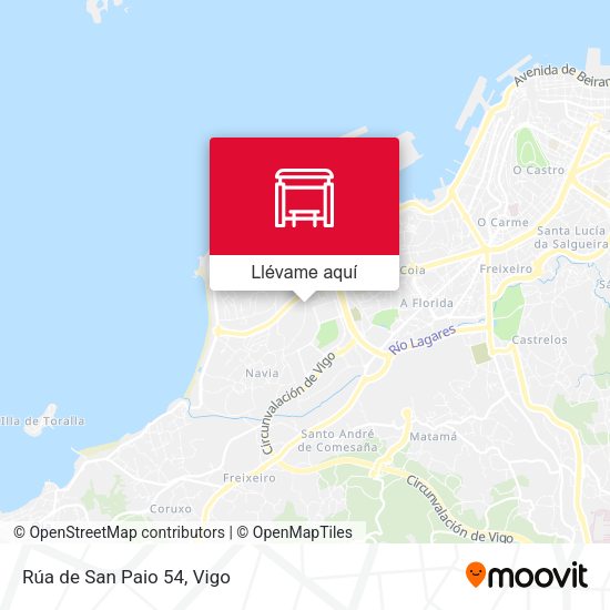 Mapa Rúa de San Paio 54