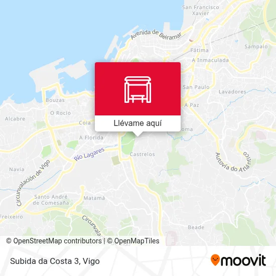 Mapa Subida da Costa 3