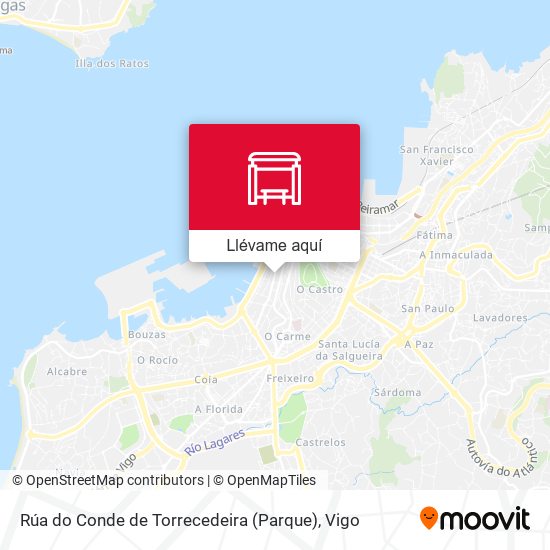 Mapa Rúa do Conde de Torrecedeira (Parque)