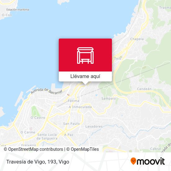 Mapa Travesía de Vigo, 193