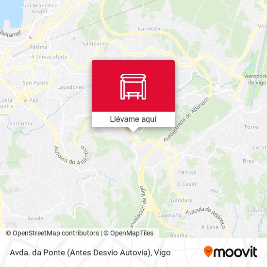 Mapa Avda. da Ponte (Antes Desvío Autovía)