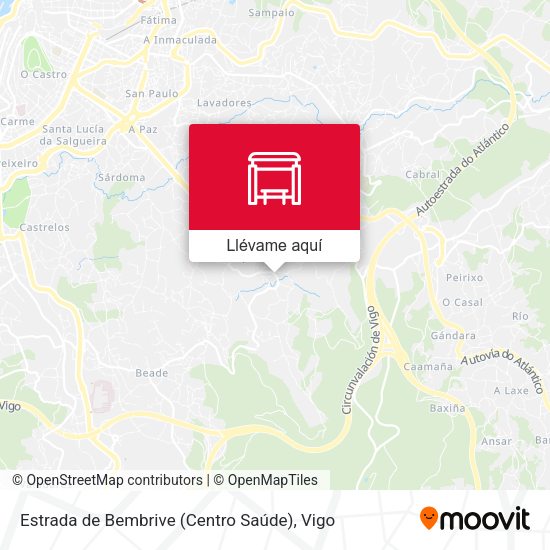 Mapa Estrada de Bembrive (Centro Saúde)