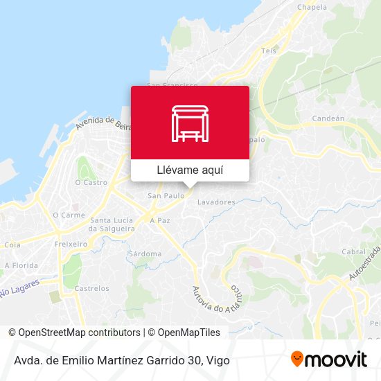 Mapa Avda. de Emilio Martínez Garrido 30