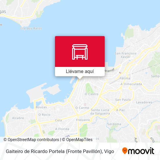 Mapa Gaiteiro de Ricardo Portela (Fronte Pavillón)