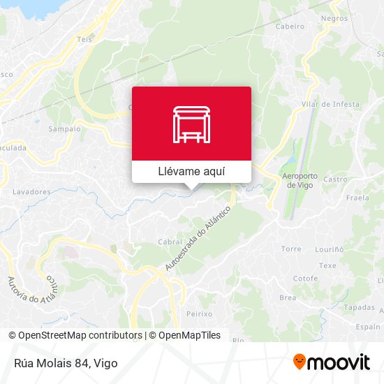 Mapa Rúa Molais 84