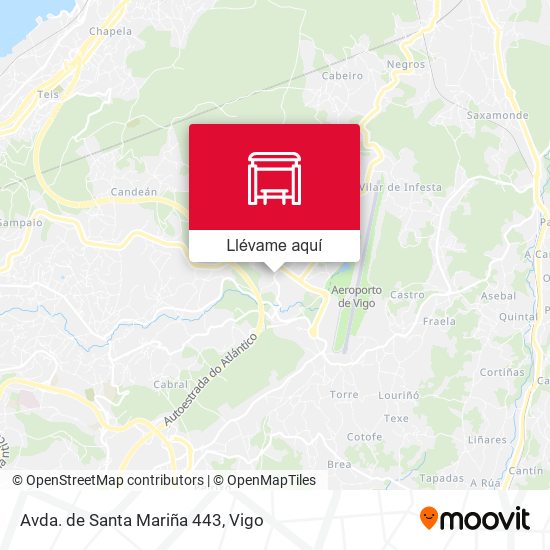 Mapa Avda. de Santa Mariña 443