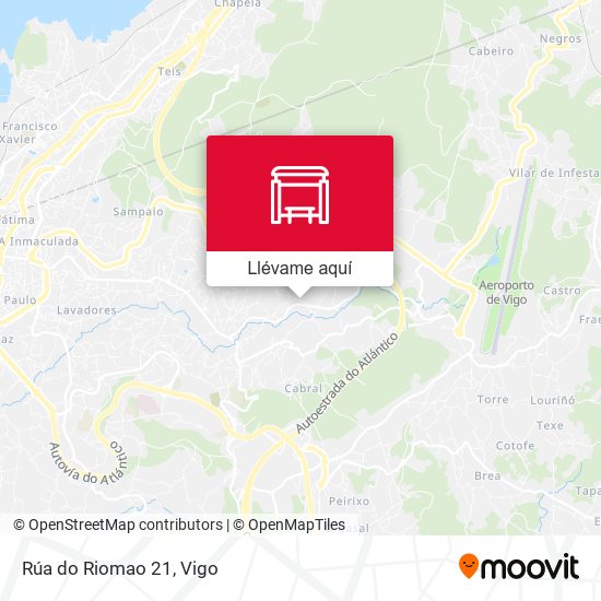 Mapa Rúa do Riomao 21