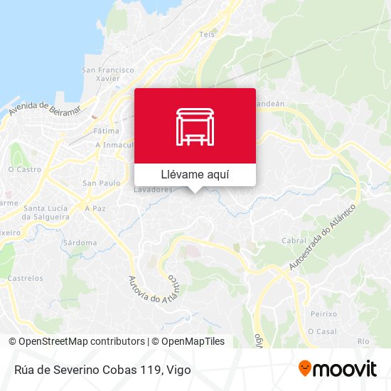 Mapa Rúa de Severino Cobas 119