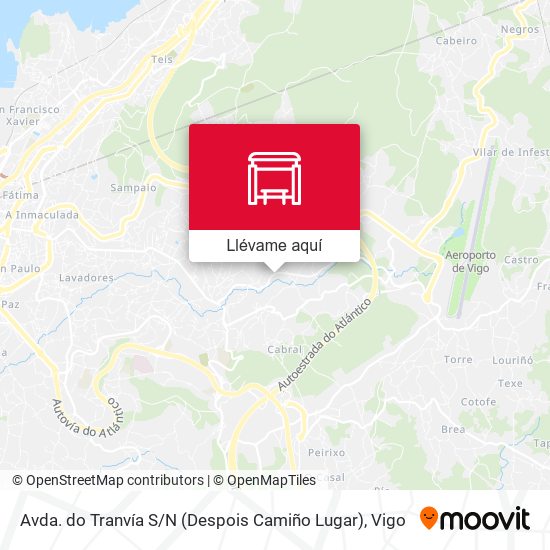 Mapa Avda. do Tranvía S / N (Despois Camiño Lugar)