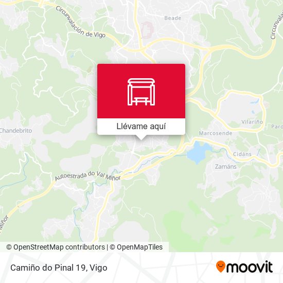 Mapa Camiño do Pinal 19