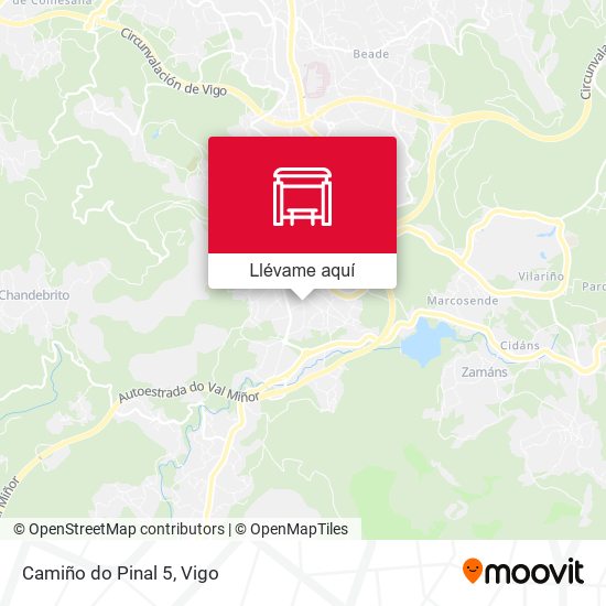 Mapa Camiño do Pinal 5