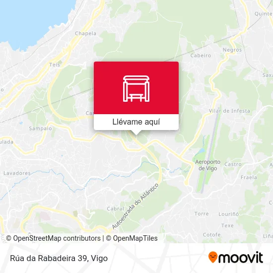 Mapa Rúa da Rabadeira 39