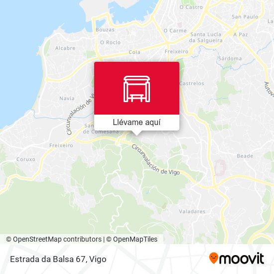 Mapa Estrada da Balsa 67