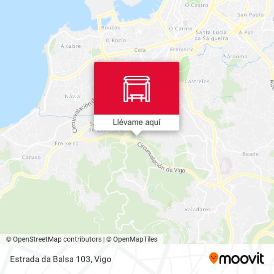Mapa Estrada da Balsa 103