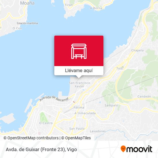 Mapa Avda. de Guixar (Fronte 23)