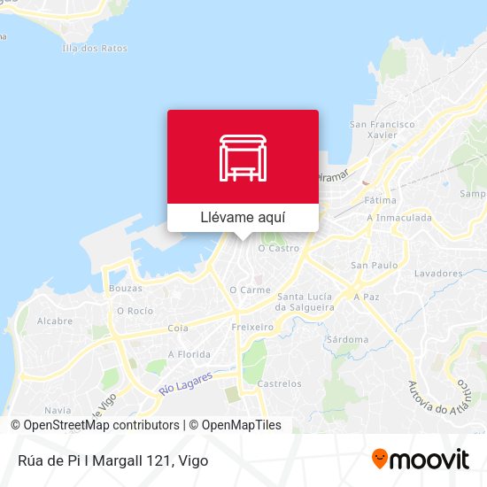 Mapa Rúa de Pi I Margall 121