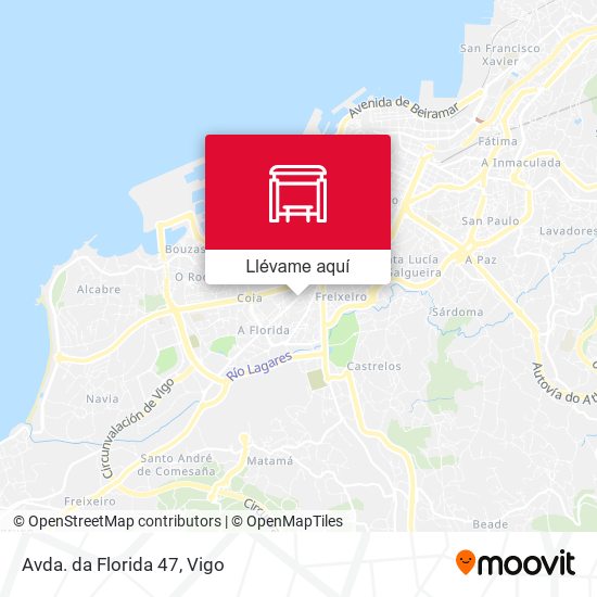 Mapa Avda. da Florida 47
