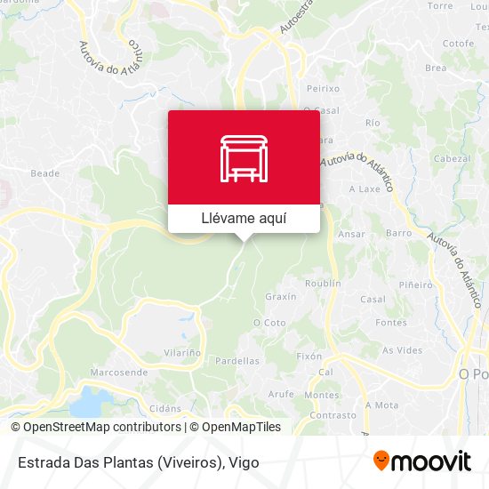 Mapa Estrada Das Plantas (Viveiros)