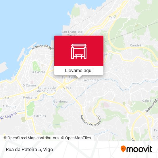 Mapa Rúa da Pateira 5
