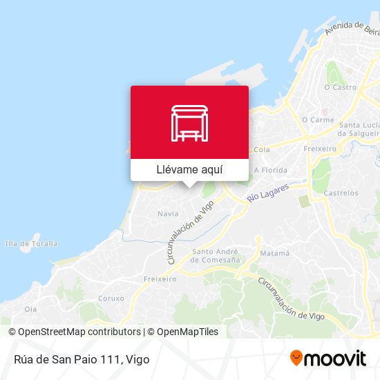 Mapa Rúa de San Paio 111