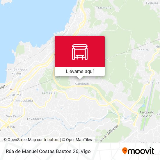 Mapa Rúa de Manuel Costas Bastos 26