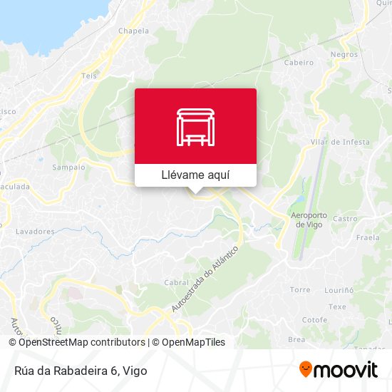 Mapa Rúa da Rabadeira 6