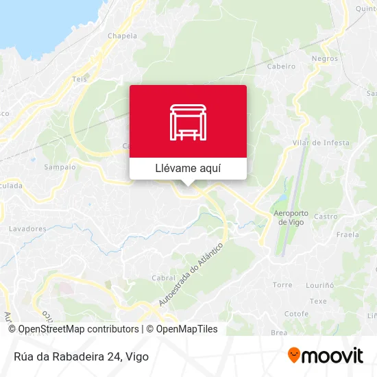 Mapa Rúa da Rabadeira 24