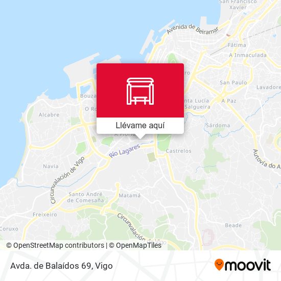 Mapa Avda. de Balaídos 69