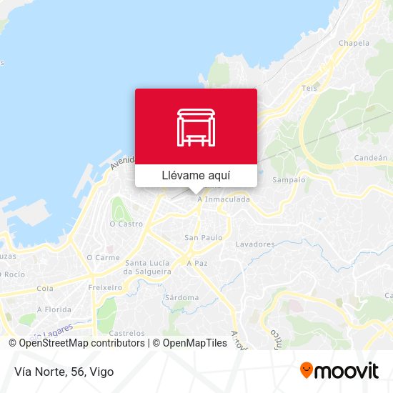 Mapa Vía Norte, 56
