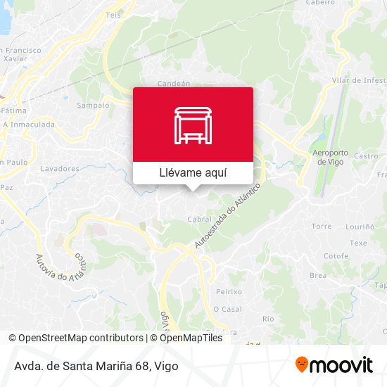 Mapa Avda. de Santa Mariña 68