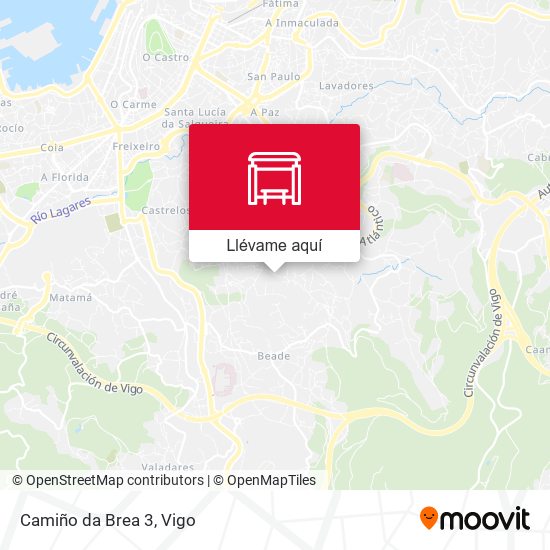 Mapa Camiño da Brea 3