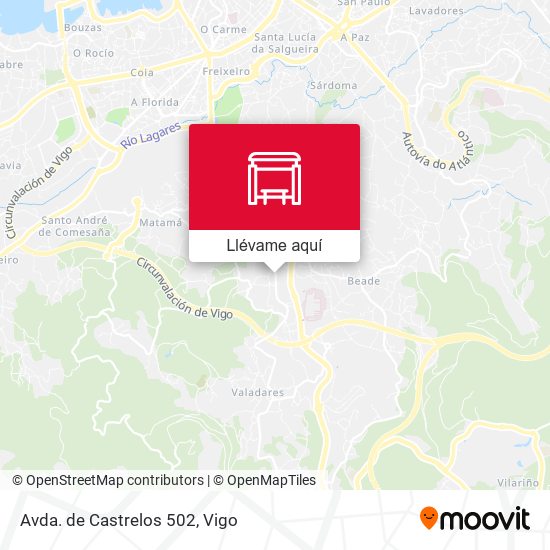 Mapa Avda. de Castrelos 502