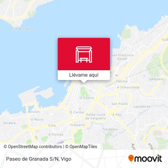 Mapa Paseo de Granada S/N