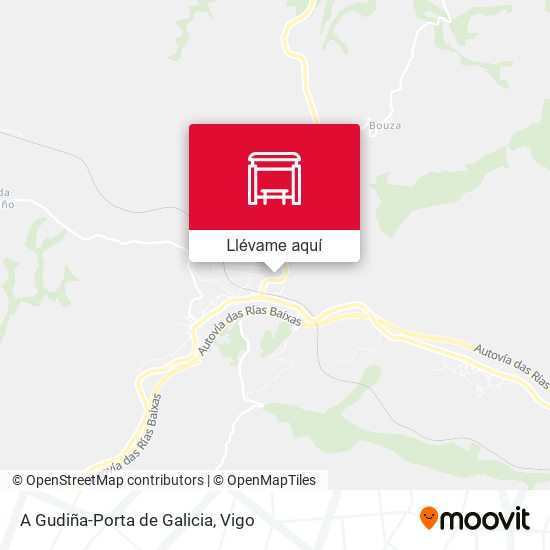 Mapa A Gudiña-Porta de Galicia