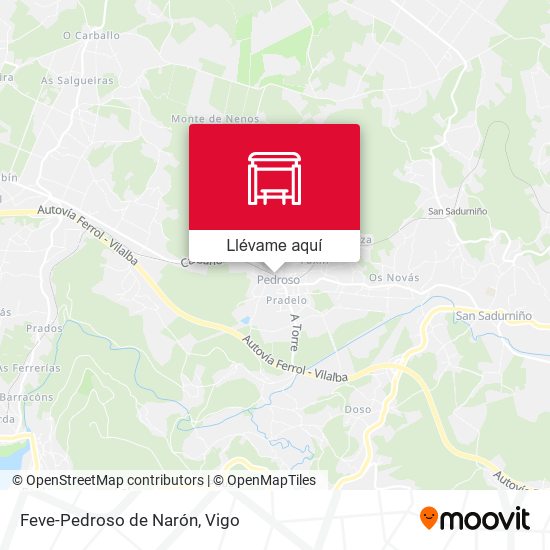 Mapa Feve-Pedroso de Narón