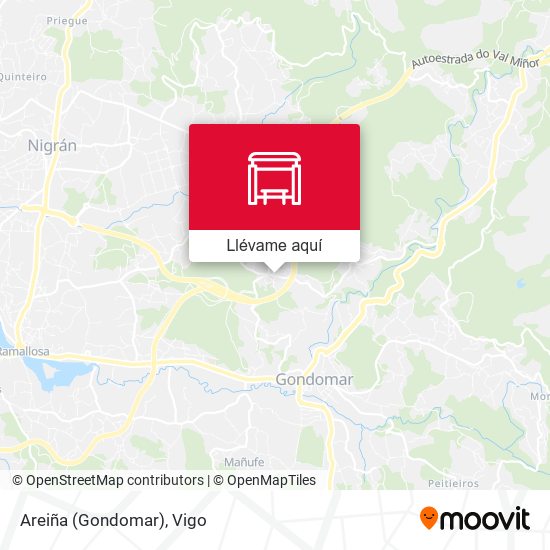 Mapa Areiña (Gondomar)