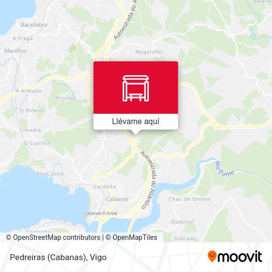 Mapa Pedreiras (Cabanas)