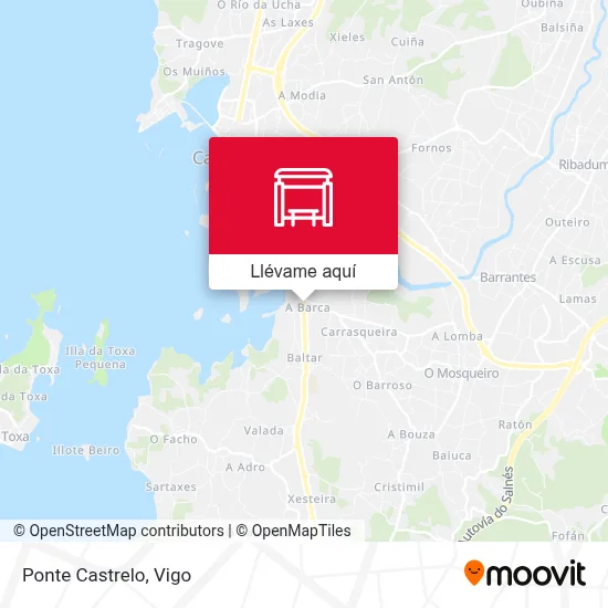 Mapa Ponte Castrelo