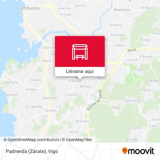 Mapa Padrenda (Zárate)