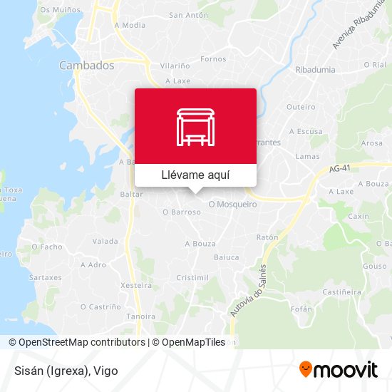 Mapa Sisán (Igrexa)