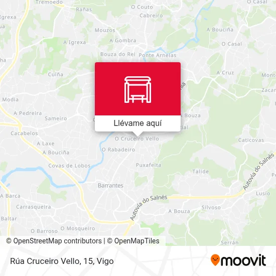 Mapa Rúa Cruceiro Vello, 15